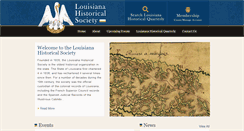 Desktop Screenshot of louisianahistoricalsociety.org